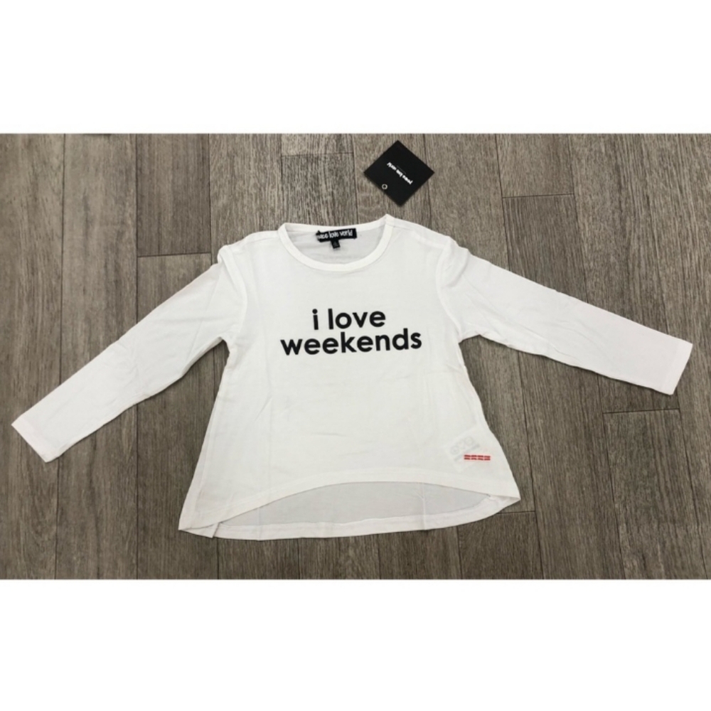 Girls Peace Love World Long Sleeve Tee - Picture 4 of 5